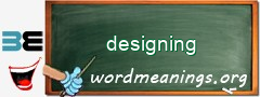 WordMeaning blackboard for designing